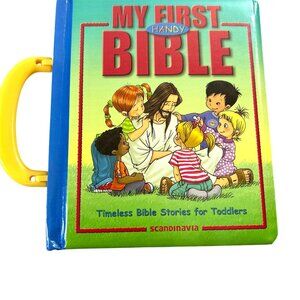 Scandinavia Kids Book My First Bible Hardcover Handle by Cecilie Olesen